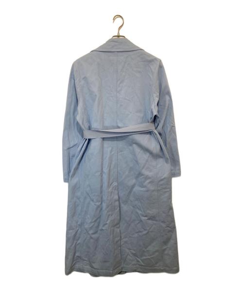 MM6 Maison Margiela（エムエムシックスメゾンマルジェラ）MM6 Maison Margiela (エムエムシックスメゾンマルジェラ) コットンツイル トレンチコート　COTTON TWIL TRENCH COAT S52AA0109 スカイブルー サイズ:38の古着・服飾アイテム