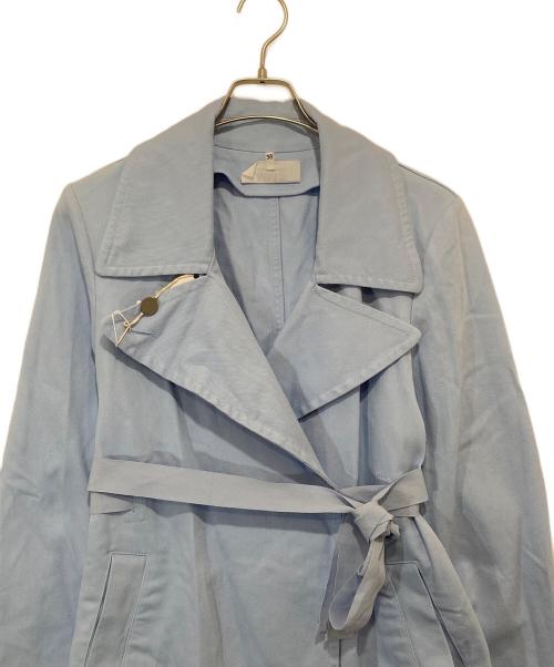 MM6 Maison Margiela（エムエムシックスメゾンマルジェラ）MM6 Maison Margiela (エムエムシックスメゾンマルジェラ) コットンツイル トレンチコート　COTTON TWIL TRENCH COAT S52AA0109 スカイブルー サイズ:38の古着・服飾アイテム