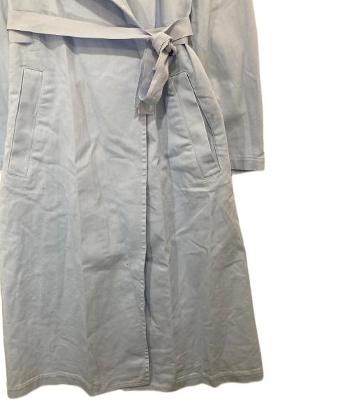 MM6 Maison Margiela（エムエムシックスメゾンマルジェラ）MM6 Maison Margiela (エムエムシックスメゾンマルジェラ) コットンツイル トレンチコート　COTTON TWIL TRENCH COAT S52AA0109 スカイブルー サイズ:38の古着・服飾アイテム