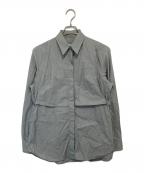MM6 Maison Margielaエムエムシックスメゾンマルジェラ）の古着「レイヤードシャツ　LAYERED SHIRTS　 S52DL0122」｜グレー