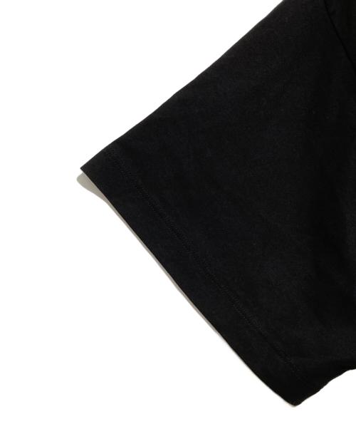 MM6 Maison Margiela（エムエムシックスメゾンマルジェラ）MM6 Maison Margiela (エムエムシックスメゾンマルジェラ) フロントプリントオーバーサイズTシャツ ブラック サイズ:Sの古着・服飾アイテム