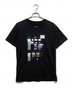MM6 Maison Margielaエムエムシックスメゾンマルジェラ）の古着「プリントTシャツ」｜ブラック