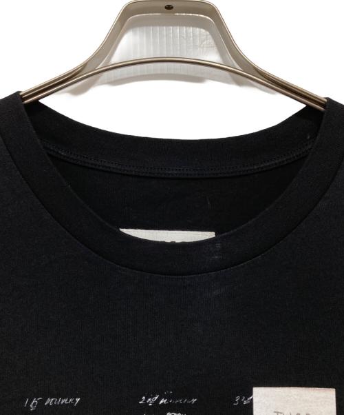 MM6 Maison Margiela（エムエムシックスメゾンマルジェラ）MM6 Maison Margiela (エムエムシックスメゾンマルジェラ) プリントTシャツ ブラック サイズ:Sの古着・服飾アイテム