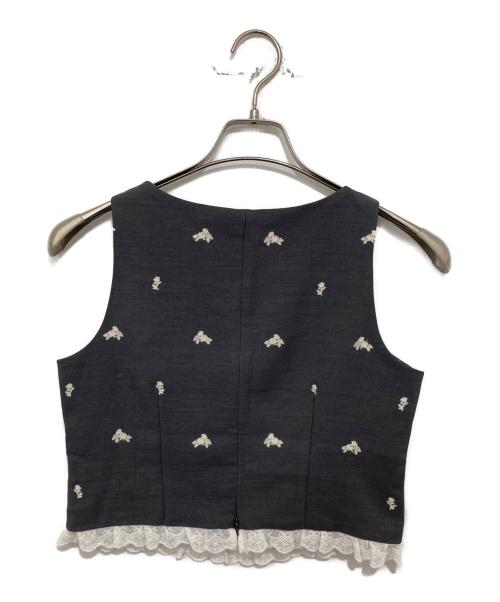 Bibiy.（ビビィ）Bibiy. (ビビィ) B.MARIGOLD TOP ビーマリーゴールドトップ グレー サイズ:FREEの古着・服飾アイテム