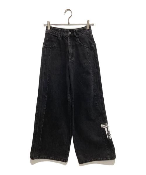 adidas（アディダス）adidas (アディダス) アディブレイク デニムジーンズ　IS2853 ブラック サイズ:25の古着・服飾アイテム