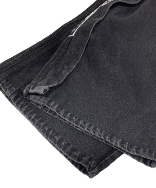 adidas（アディダス）adidas (アディダス) アディブレイク デニムジーンズ　IS2853 ブラック サイズ:25の古着・服飾アイテム