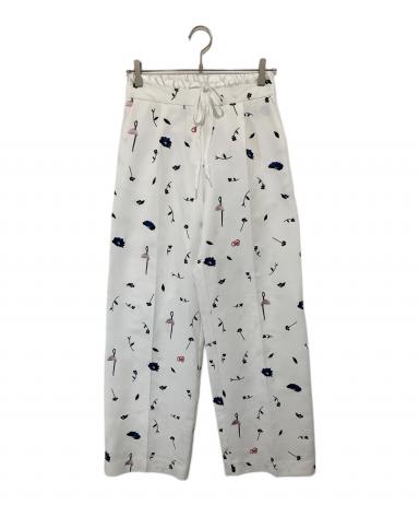 中古・古着通販】Bibiy. (ビビィ) B.BLOOMY SLACKS 刺繍 総柄イージー