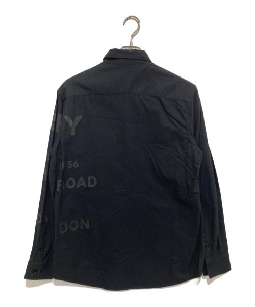 BURBERRY LONDON（バーバリーロンドン）BURBERRY LONDON (バーバリーロンドン) 20SS Horseferry Print Shirt（ホースフェリー プリントシャツ）　8029347 ブラック サイズ:Sの古着・服飾アイテム