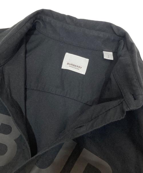 BURBERRY LONDON（バーバリーロンドン）BURBERRY LONDON (バーバリーロンドン) 20SS Horseferry Print Shirt（ホースフェリー プリントシャツ）　8029347 ブラック サイズ:Sの古着・服飾アイテム