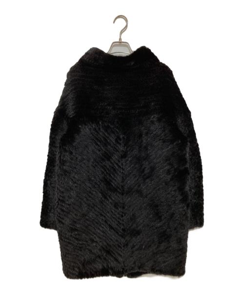 DAMA collection（ダーマコレクション）DAMA collection (ダーマコレクション) オシダヒロミ別注 サファイヤミンク ロングコート ブラック サイズ:1の古着・服飾アイテム