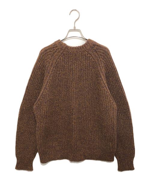 LEMAIRE（ルメール）LEMAIRE (ルメール) ウールニット　M183 KN143 LK058 ブラウン サイズ:Lの古着・服飾アイテム