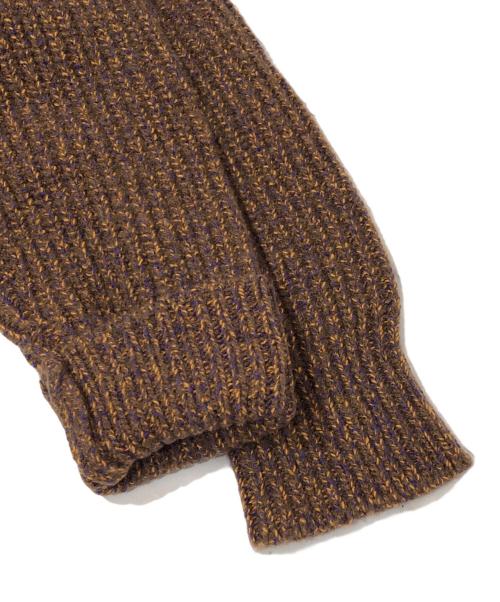 LEMAIRE（ルメール）LEMAIRE (ルメール) ウールニット　M183 KN143 LK058 ブラウン サイズ:Lの古着・服飾アイテム