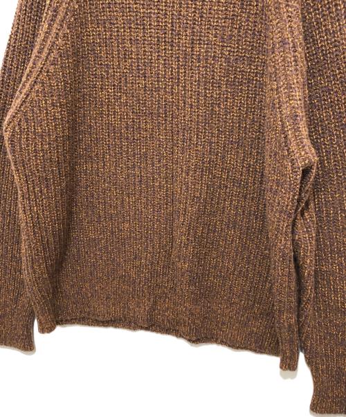 LEMAIRE（ルメール）LEMAIRE (ルメール) ウールニット　M183 KN143 LK058 ブラウン サイズ:Lの古着・服飾アイテム