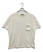 LOUIS VUITTONルイ ヴィトン）の古着「3Dポケット モノグラムTシャツ 22AW　RM222Q TCL HIY49W」｜ホワイト