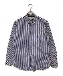 COMME des GARCONS SHIRT（コムデギャルソンシャツ）の古着「ストライプシャツ　FO11B203」｜ブルー