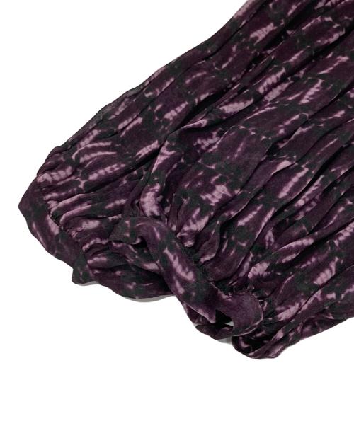 ISABEL MARANT ETOILE（イザベルマランエトワール）ISABEL MARANT ETOILE (イザベルマランエトワール) 総柄シアーブラウス　IM11201329E パープル サイズ:36の古着・服飾アイテム