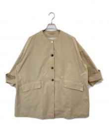 MACKINTOSH（マッキントッシュ）の古着「HUMBIE NO COLLAR（ハンビー ノーカラー）　L231MO1102BGAGN」｜ベージュ
