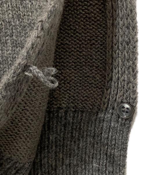 Maison Margiela（メゾンマルジェラ）Maison Margiela (メゾンマルジェラ) ウールリネンダバードVネックベスト　SI1TH0001 S180664 グレー サイズ:Sの古着・服飾アイテム