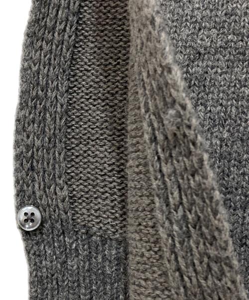 Maison Margiela（メゾンマルジェラ）Maison Margiela (メゾンマルジェラ) ウールリネンダバードVネックベスト　SI1TH0001 S180664 グレー サイズ:Sの古着・服飾アイテム