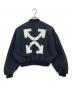OFFWHITE (オフホワイト) Cropped Varsity Bomber Jacket（クロップドヴァ―シティボンバージャケット） MA-1　OWEA200R20H14094 ブラック サイズ:42：23000円