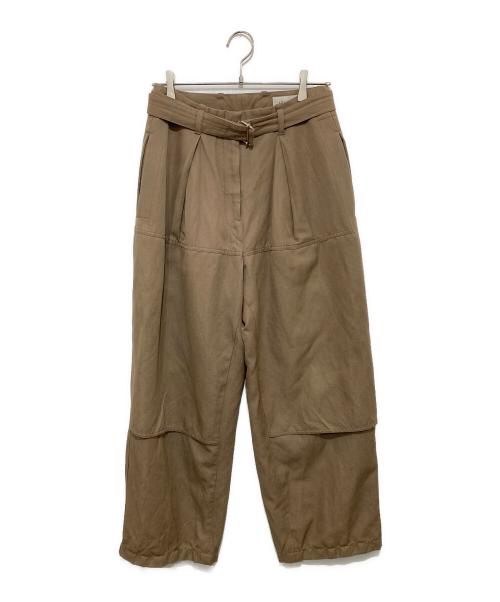 LEMAIRE（ルメール）LEMAIRE (ルメール) ベルデットパンツ W 201 PA264 LF437 ブラウン サイズ:36の古着・服飾アイテム