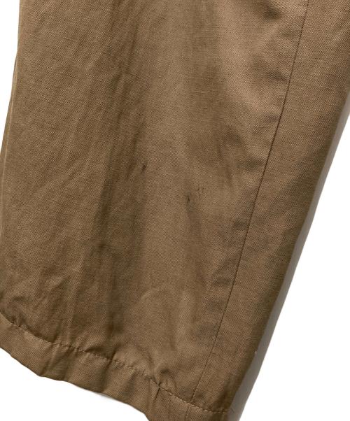 LEMAIRE（ルメール）LEMAIRE (ルメール) ベルデットパンツ W 201 PA264 LF437 ブラウン サイズ:36の古着・服飾アイテム