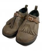 HENDER SCHEMEエンダースキーマ）の古着「elephantレザーシューズ」｜ベージュ