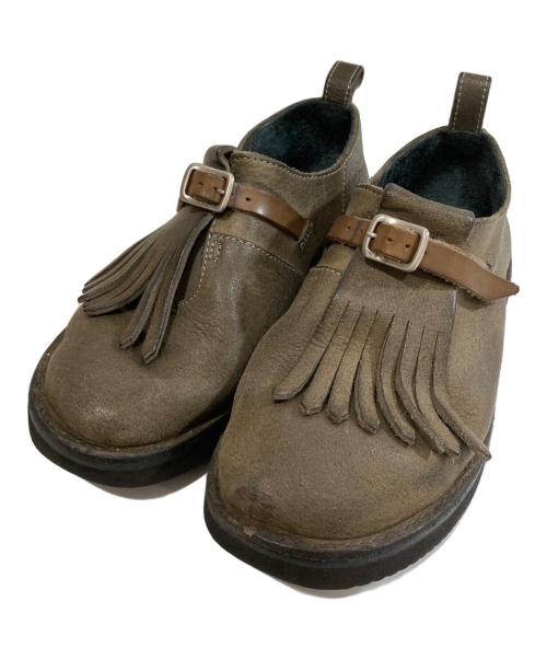 HENDER SCHEME（エンダースキーマ）HENDER SCHEME (エンダースキーマ) elephantレザーシューズ ベージュ サイズ:2の古着・服飾アイテム