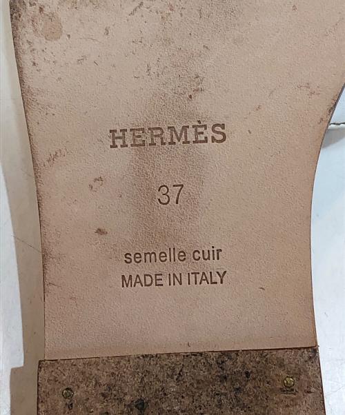 HERMES（エルメス）HERMES (エルメス) オランサンダル　R0021056Z2406 ホワイト サイズ:37の古着・服飾アイテム