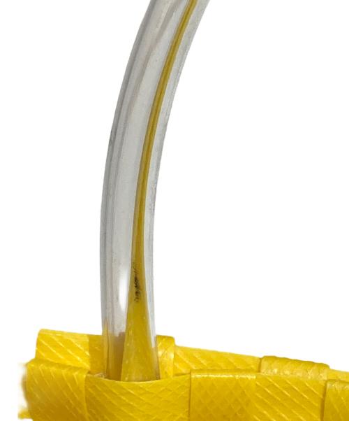 MARNI（マルニ）MARNI (マルニ) ピクニックフラワーカフェバッグ　PICNIC FLOWER CAFE BAG ストローバッグ　カゴバッグ イエローの古着・服飾アイテム