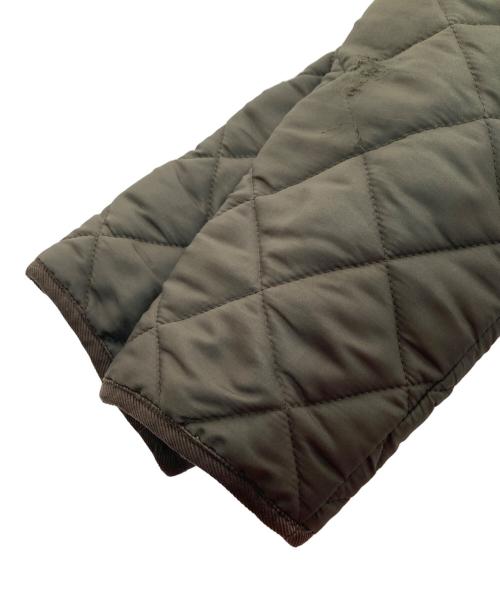 Traditional Weatherwear（トラディショナルウェザーウェア）Traditional Weatherwear (トラディショナルウェザーウェア) ARKLEY LONG（アークリー ロング）キルティングコート カーキ サイズ:34の古着・服飾アイテム