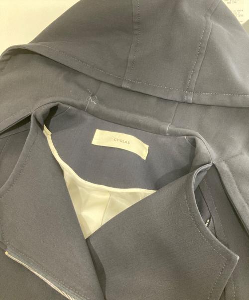CYCLAS（シクラス）CYCLAS (シクラス) フーデッドジャケット　1-06-01-2065 ネイビー サイズ:34の古着・服飾アイテム