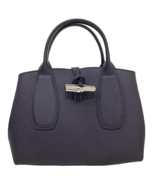 LONGCHAMP（ロンシャン）LONGCHAMP (ロンシャン) ロゾハンドバッグ 10095HPN645 ネイビーの古着・服飾アイテム