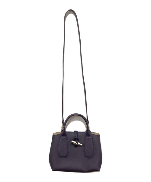 LONGCHAMP（ロンシャン）LONGCHAMP (ロンシャン) ロゾハンドバッグ 10095HPN645 ネイビーの古着・服飾アイテム