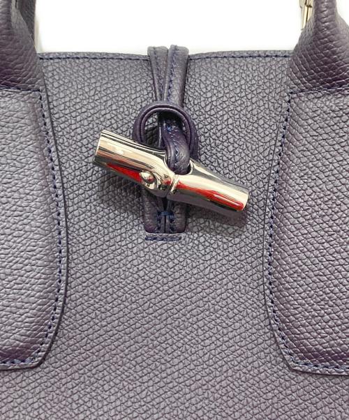 LONGCHAMP（ロンシャン）LONGCHAMP (ロンシャン) ロゾハンドバッグ 10095HPN645 ネイビーの古着・服飾アイテム