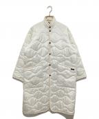 LAVENHAM×YLEVEラベンハム×イレーヴ）の古着「スタンドカラーキルティングコート LV6039」｜ホワイト