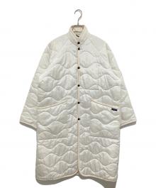 LAVENHAM×YLEVE（ラベンハム×イレーヴ）の古着「スタンドカラーキルティングコート LV6039」｜ホワイト