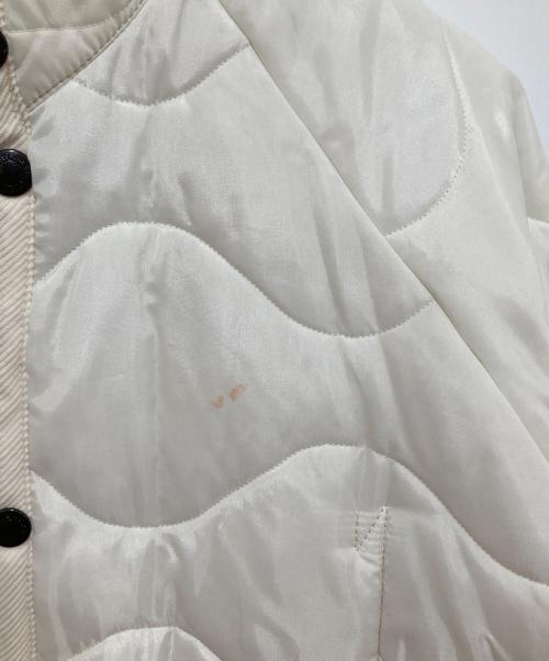 LAVENHAM（ラベンハム）LAVENHAM (ラベンハム) YLEVE (イレーヴ) スタンドカラーキルティングコート LV6039 ホワイト サイズ:XSの古着・服飾アイテム