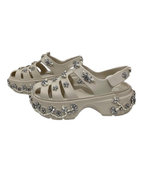 crocs（クロックス）crocs (クロックス) Simone Rocha (シモーネ ロシャ) STOMP FISHERMAN　ストンプフィッシャーマン　211428-160 アイボリー サイズ:W9の古着・服飾アイテム