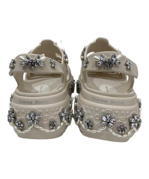 crocs（クロックス）crocs (クロックス) Simone Rocha (シモーネ ロシャ) STOMP FISHERMAN　ストンプフィッシャーマン　211428-160 アイボリー サイズ:W9の古着・服飾アイテム