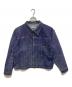 TOLQ（トルク）の古着「Trompe L’oeil Printed Jacket (1944 WWⅡ Type-1 T-Back)　トロンプルイユプリンテッドジャケット　TA-2006」｜インディゴ
