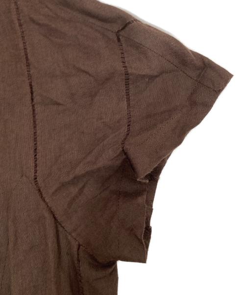 FENDI（フェンディ）FENDI (フェンディ) シャツワンピース ブラウン サイズ:46の古着・服飾アイテム