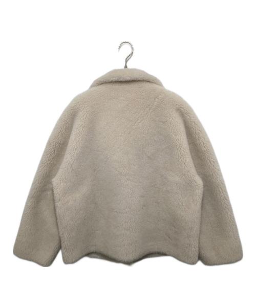 HER.（ハー）HER. (ハー) ボアショートコート　	7044101 ホワイト サイズ:FREEの古着・服飾アイテム