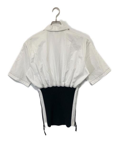 BURBERRY（バーバリー）BURBERRY (バーバリー) ドッキングミニワンピ　4564507/70B ホワイト サイズ:38の古着・服飾アイテム