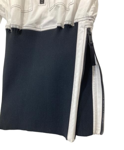 BURBERRY（バーバリー）BURBERRY (バーバリー) ドッキングミニワンピ　4564507/70B ホワイト サイズ:38の古着・服飾アイテム