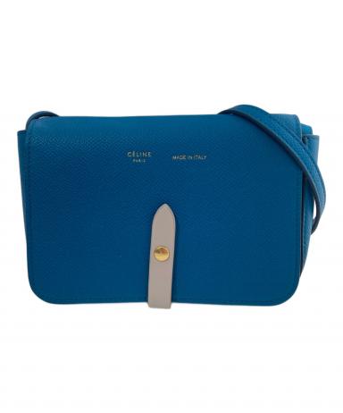本物 セリーヌ CELINE ベロア パテントレザー ショルダーバッグ ブルー バッグ 中古・ 楽天市場】本物 セリーヌ CELINE ベロア パテントレザー ショルダー