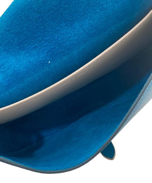 CELINE（セリーヌ）CELINE (セリーヌ) レザーストラップ ショルダーバッグ(109503AI527SX) ブルーの古着・服飾アイテム