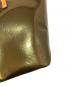 中古・古着 LOUIS VUITTON (ルイ ヴィトン) ベルビュー GM トートバッグ モノグラム ヴェルニ ヴヴェール ブロンズ パテントレザー M93674 オリーブ サイズ:GM：50000円