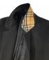 中古・古着 BURBERRY LONDON (バーバリーロンドン) カシミヤラップコート 8022846 ブラック サイズ:38：50000円