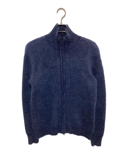 Needles（ニードルズ）Needles (ニードルズ) Zipped Mohair Cardigan　モヘヤニットジップカーディガン　NS283 ネイビー サイズ:Sの古着・服飾アイテム